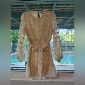 bohemian dress
Size S 

bohemian, flowy, lace, vintage-inspired, earthy tones,